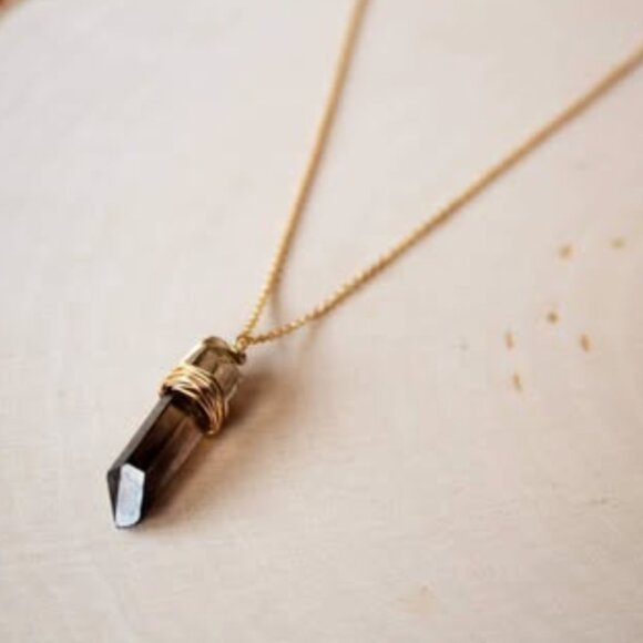 Smoky Quartz Necklace - Picture 1 of 1